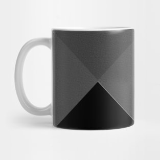 Black and grey checked textured pattern Mug